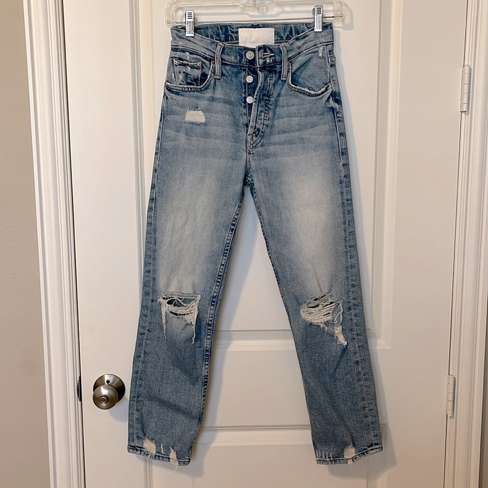 MOTHER Superior The Tomcat Ankle Jeans in The Confession Size 23